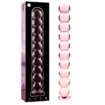 Gode en verre Nebula Ibiza modèle 22 rose 21,5 cm 2