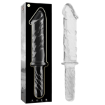 Gode en verre Nebula Ibiza modèle 24 transparent 28,5 cm 2