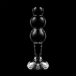 Plug anal en verre Nebula Ibiza modèle 1 transparent 10,5 cm 6