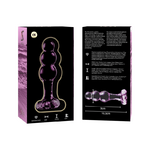Plug anal en verre Nebula Ibiza modèle 1 rose 10,5 cm 5