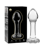 Plug anal en verre Nebula Ibiza modèle 2 transparent 11 cm 2