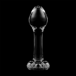 Plug anal en verre Nebula Ibiza modèle 2 transparent 11 cm 6