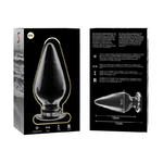 Plug anal en verre Nebula Ibiza modèle 4 transparent 11 cm 5