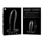Plug anal en verre Nebula Ibiza modèle 5 transparent 12,5 cm 5