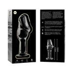 Plug anal en verre Nebula Ibiza modèle 6 transparent 12,5 cm 5