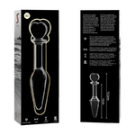 Plug anal en verre Nebula Ibiza modèle 7 transparent 13,5 cm 5