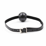 Bâillon boule avec évents réglable Ohmama Fetish, vue 2 sur 5