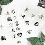 Lot de 10 tatouages temporaires Kinky Collection Secret Play, vue 3 sur 5