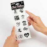 Lot de 10 tatouages temporaires Kinky Collection Secret Play, vue 4 sur 5