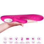 vibromasseur rabbit chauffant point G fuchsia Spark Armony vue 3 sur 5