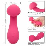 masseur point G tête flexible rose Pixies Exciter Calexotics vue 3 sur 11
