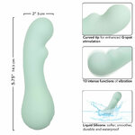vibromasseur point G transparent aqua Bora Bora Calexotics vue 7 sur 10
