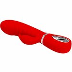 vibromasseur rabbit point G rouge Prescott Pretty Love vue 3 sur 9