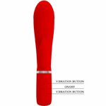 vibromasseur rabbit point G rouge Prescott Pretty Love vue 6 sur 9