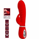 vibromasseur rabbit point G rouge Prescott Pretty Love vue 7 sur 9