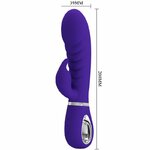 vibromasseur rabbit point G violet Prescott Pretty Love vue 5 sur 9