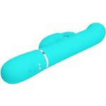 vibromasseur rabbit rotatif vert aqua Coale Pretty Love vue 5 sur 10