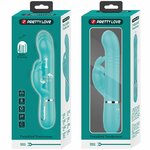 vibromasseur rabbit rotatif vert aqua Coale Pretty Love vue 10 sur 10