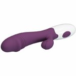 vibromasseur point G et clitoris violet Snappy Pretty Love vue 6 sur 10