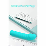 vibromasseur point G bleu lumineux Rylan Pretty Love vue 8 sur 12