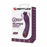 vibromasseur point G double embout violet Lunao Pretty Love vue 3 sur 10