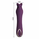 vibromasseur point G double embout violet Lunao Pretty Love vue 9 sur 10