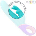 vibromasseur rabbit point G rotatif bleu Monica Intense vue 3 sur 6
