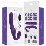 double vibromasseur télécommandé violet 20 cm Jill Intense vue 8 sur 8