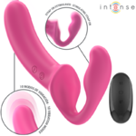 double vibromasseur télécommandé rose 20 cm Amy Intense vue 2 sur 8