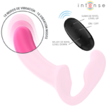 double vibromasseur télécommandé rose 20 cm Amy Intense vue 5 sur 8