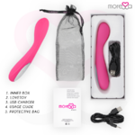 vibromasseur point G fin 30 modes rechargeable Druso Moressa vue 6 sur 8