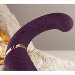 vibromasseur point G et clitoris violet Gemini Rocks-Off vue 6 sur 10