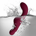 vibromasseur 2 en 1 télécommandé rouge Ruby Glow Rocks-Off vue 6 sur 10