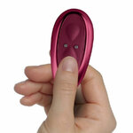 vibromasseur 2 en 1 télécommandé rouge Ruby Glow Rocks-Off vue 8 sur 10