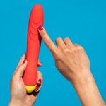 vibromasseur point G courbé rouge rechargeable Hype Romp vue 2 sur 13
