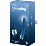 vibromasseur rotatif point G bleu Spinning Vibe 1 Satisfyer vue 7 sur 7