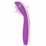 vibromasseur point G à tapotements violet She.E.O vue 4 sur 5