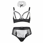 costume soubrette sexy noir et blanc S/M Subblime 4