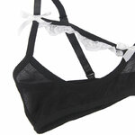 costume soubrette sexy noir et blanc S/M Subblime 8