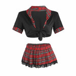 Costume écolière sexy jupe plissée Subblime, vue 4