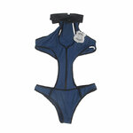 Costume policière sexy body bleu Subblime, vue 4