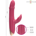 Stimulateur clitoridien 3 en 1 rouge Chloé Intense vue 6 sur 8