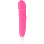 Vibromasseur réaliste rose Realistic Pleasure Dolce Vita, vue 3 sur 4
