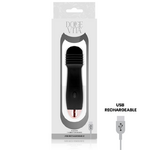 Vibromasseur rechargeable silicone noir Trois Dolce Vita, vue 3 sur 4