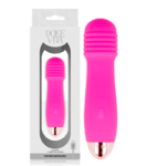 Vibromasseur rechargeable silicone rose Trois Dolce Vita, vue 2 sur 4