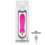 Vibromasseur rechargeable silicone rose Cinq Dolce Vita, vue 3 sur 4