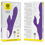 Vibromasseur double stimulation télécommandé Galo Galatea, vue 2 sur 2