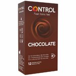 Préservatifs saveur chocolat Control Adapta 12 unités, vue 1 sur 2