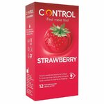 Préservatifs saveur fraise Control Adapta 12 unités, vue 1 sur 2