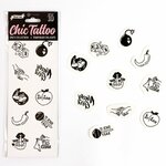 Lot de 10 tatouages temporaires Spicy Collection Secret Play, photo principale